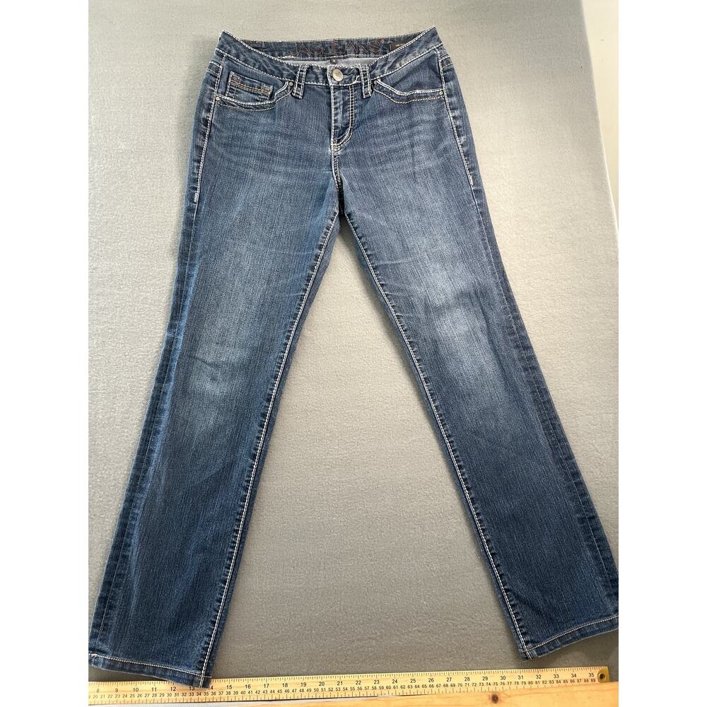 Women's JAG JEANS Blue Size 8 Mid-Rise Slim Fit Slim Leg Fashion